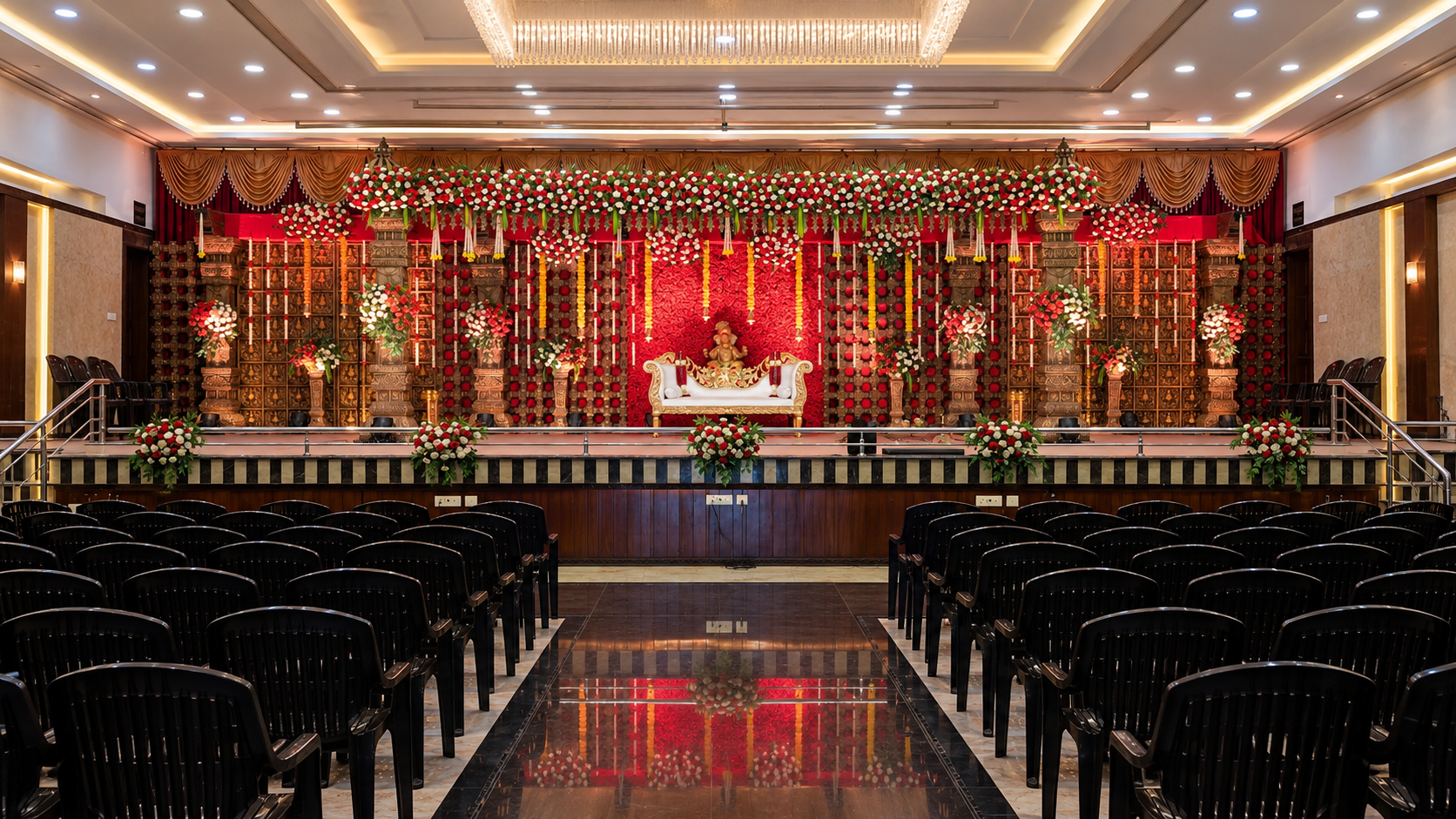 Beach wedding setup by REUNION in Udupi